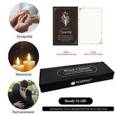memorial wind chime for sympathy gift